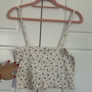 Floral brandy Melville tank